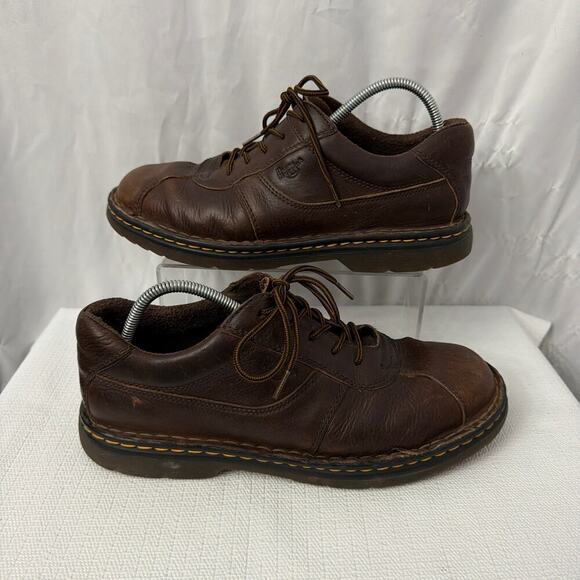 Dr Martens Shoes Mens Size 11 Brown Leather Oxford Grunge Distressed